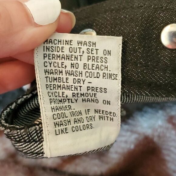 Vintage Braxton Special Reserve Dark Sonewashed Denim Jacket Size L - Picture 5 of 7